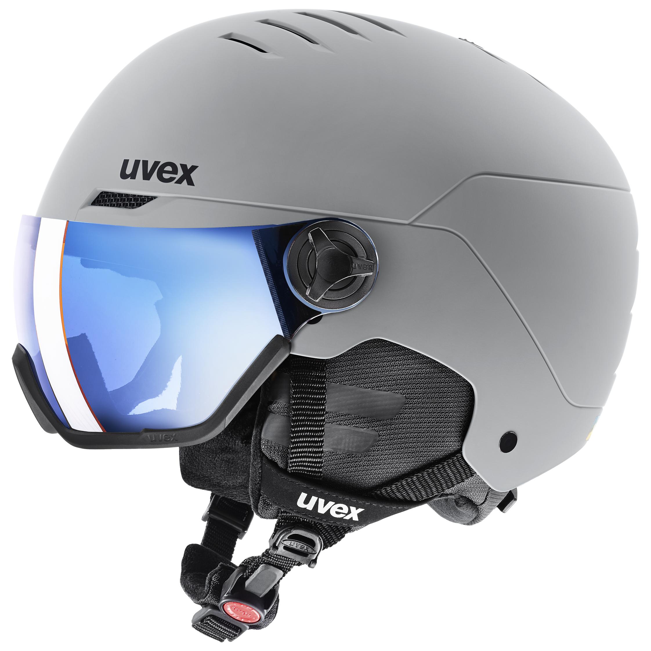 uvex hlmt 300 visor black mat ltm silver Skihelm Snowboardhelm Visier Helm 