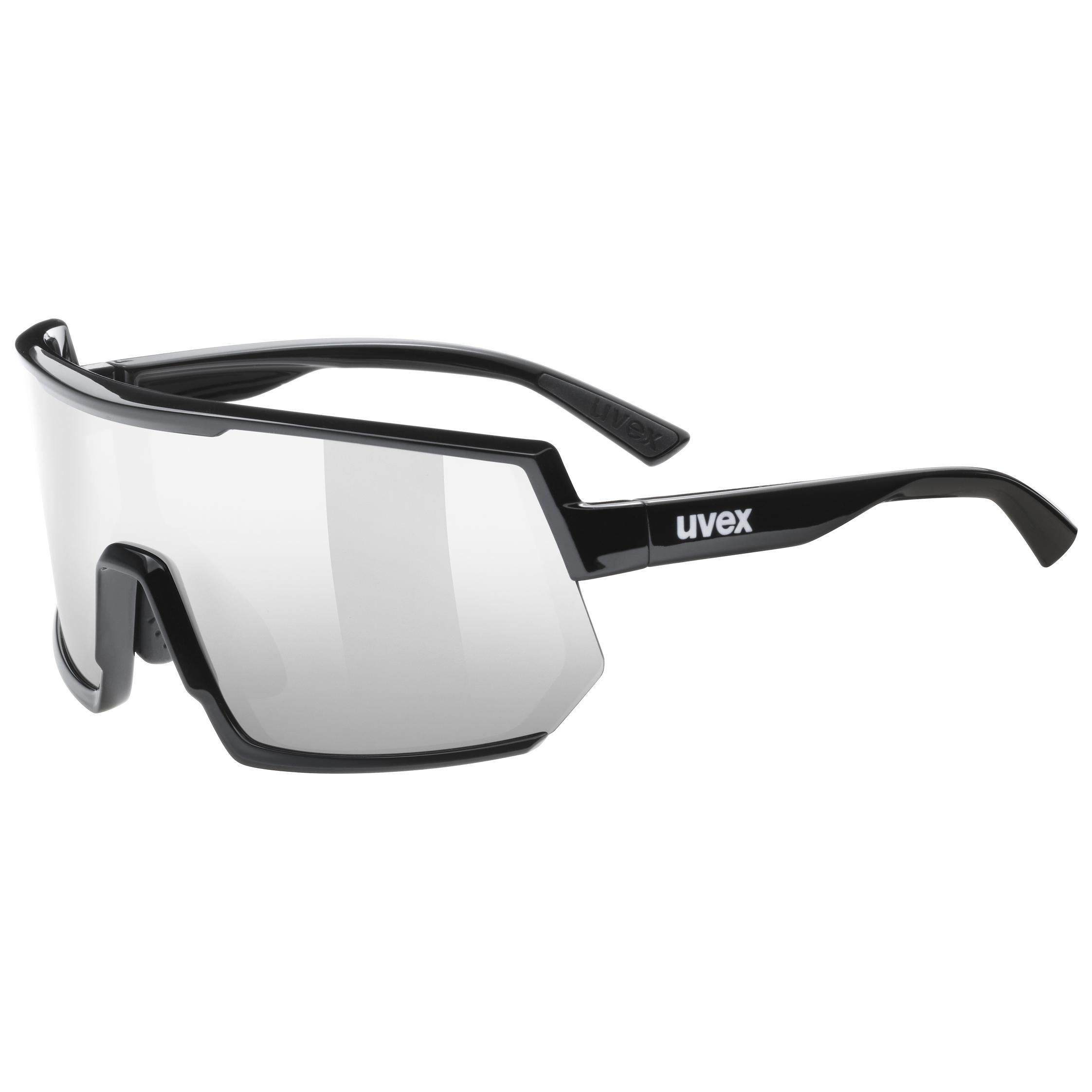 Uvex Sportstyle 221 Fahrrad Brille schwarz/gelb/mirror gelb 