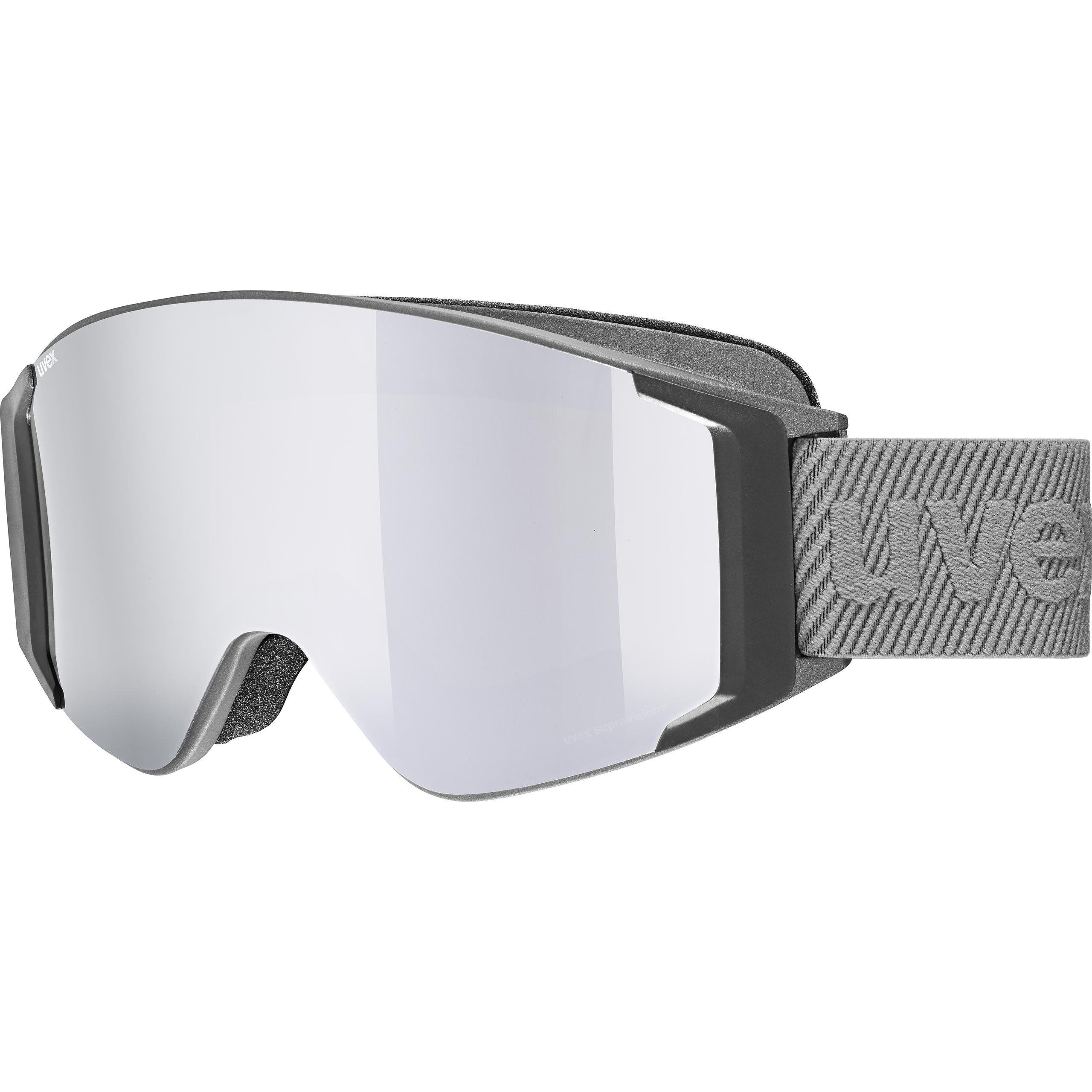 Uvex Comanche Top Black Ski Goggles Snowboard Glasses Lens Ski Silver j18 