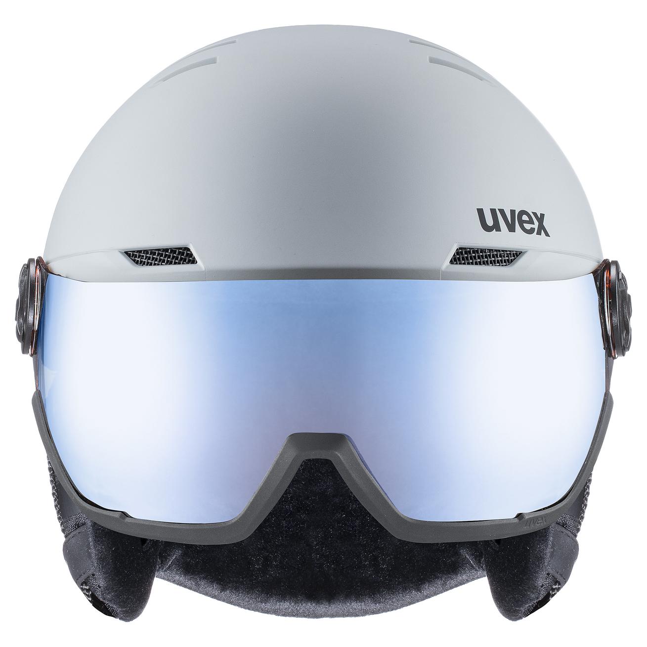 Casque De Ski Uvex Wanted Avec Visière Intégrée - Unisexe - Visière Miroir Antibuée