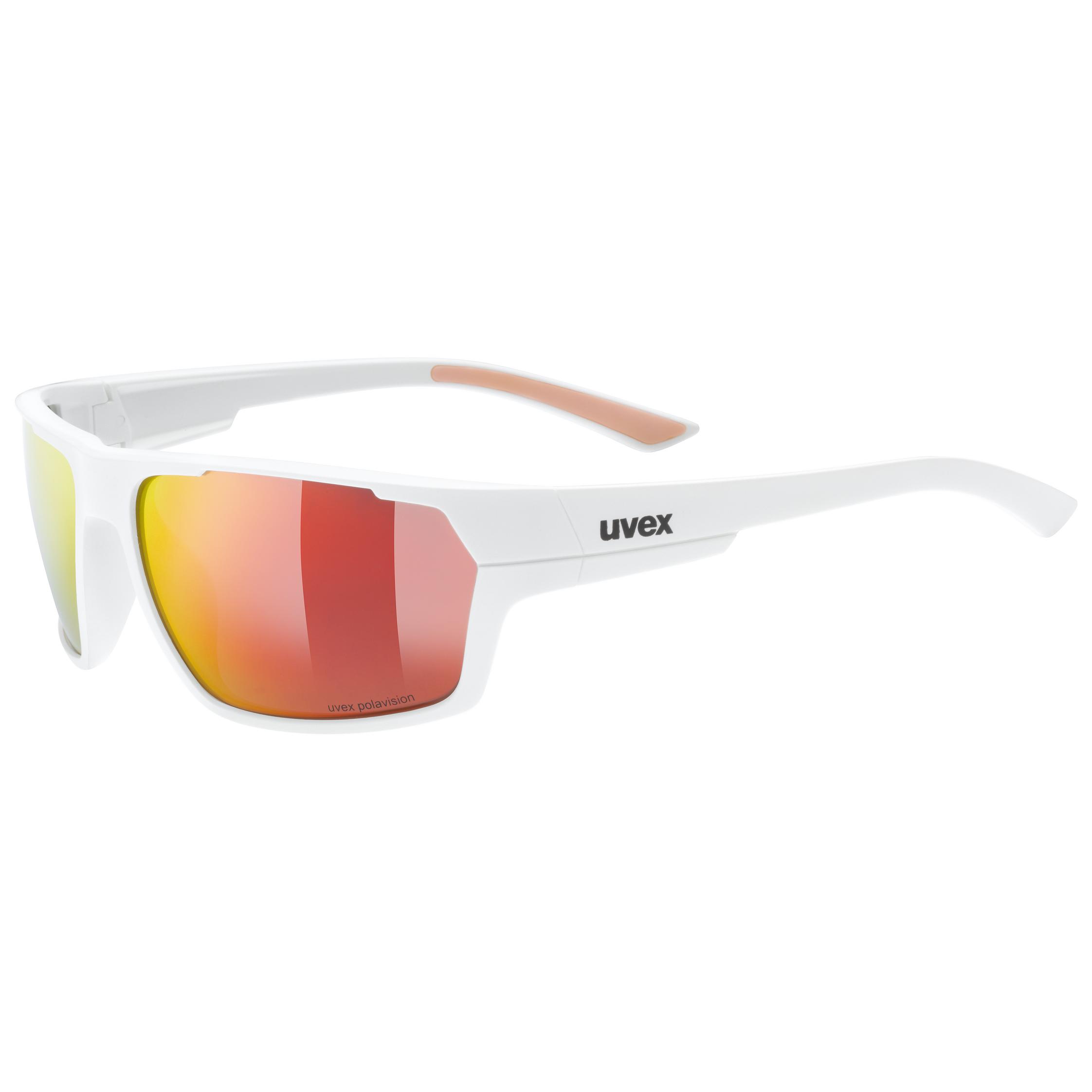 uvex sportstyle 233 P white mat mirror red | Eyewear | uvex
