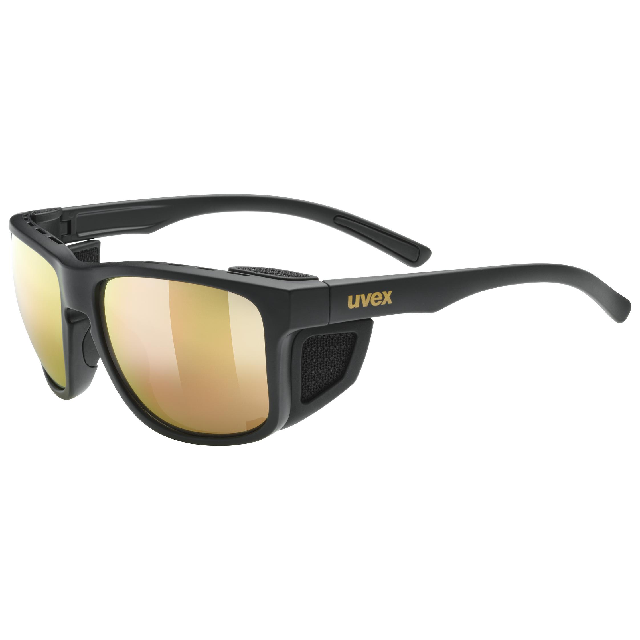 uvex sportstyle 312 black mat gold mirror gold | Eyewear