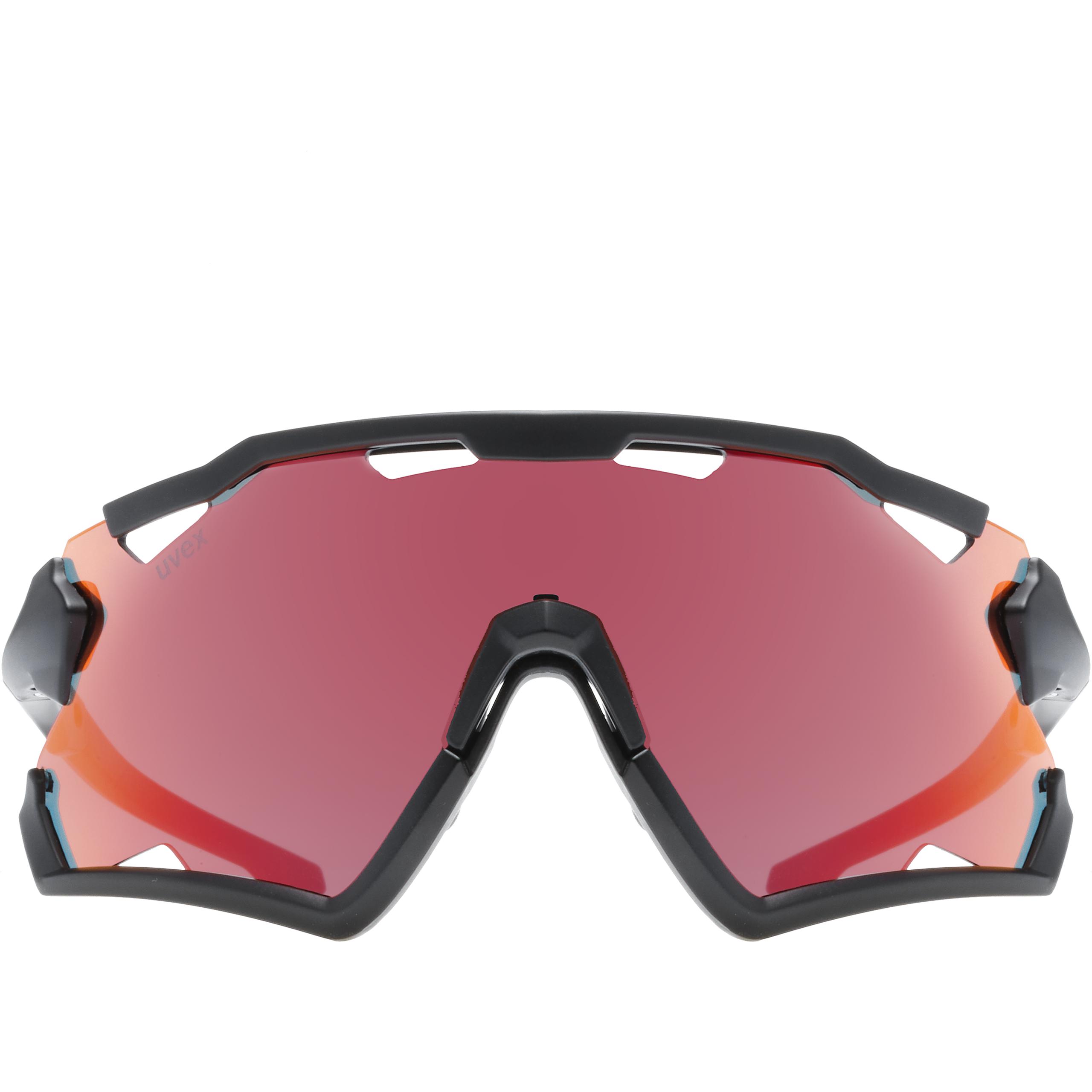 uvex sportstyle 228 Set black m/mir.red Eyewear uvex sports