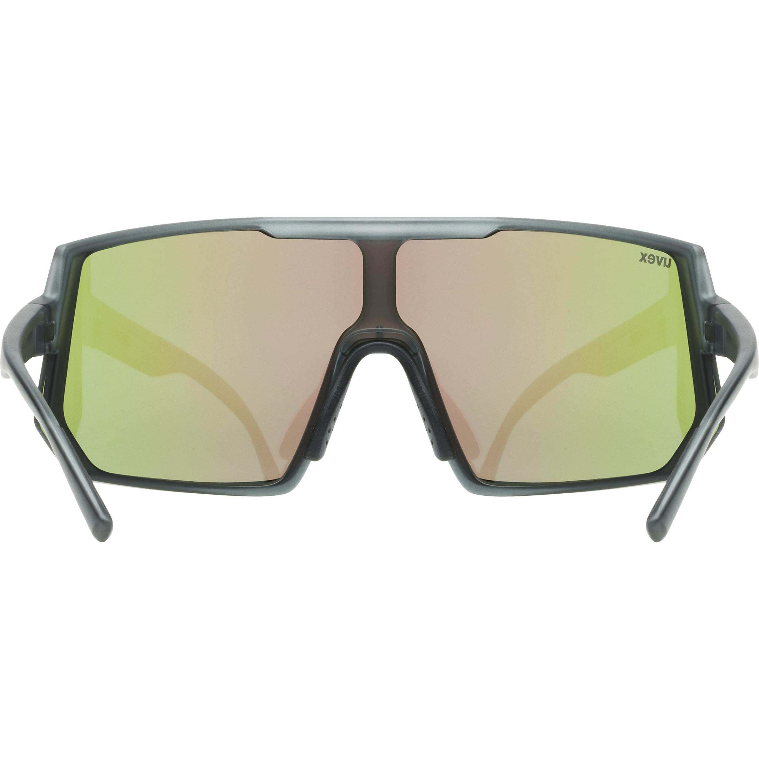UVEX Sportbrille Sportstyle 235 Moss Grapefruit Matt dunkelgrün