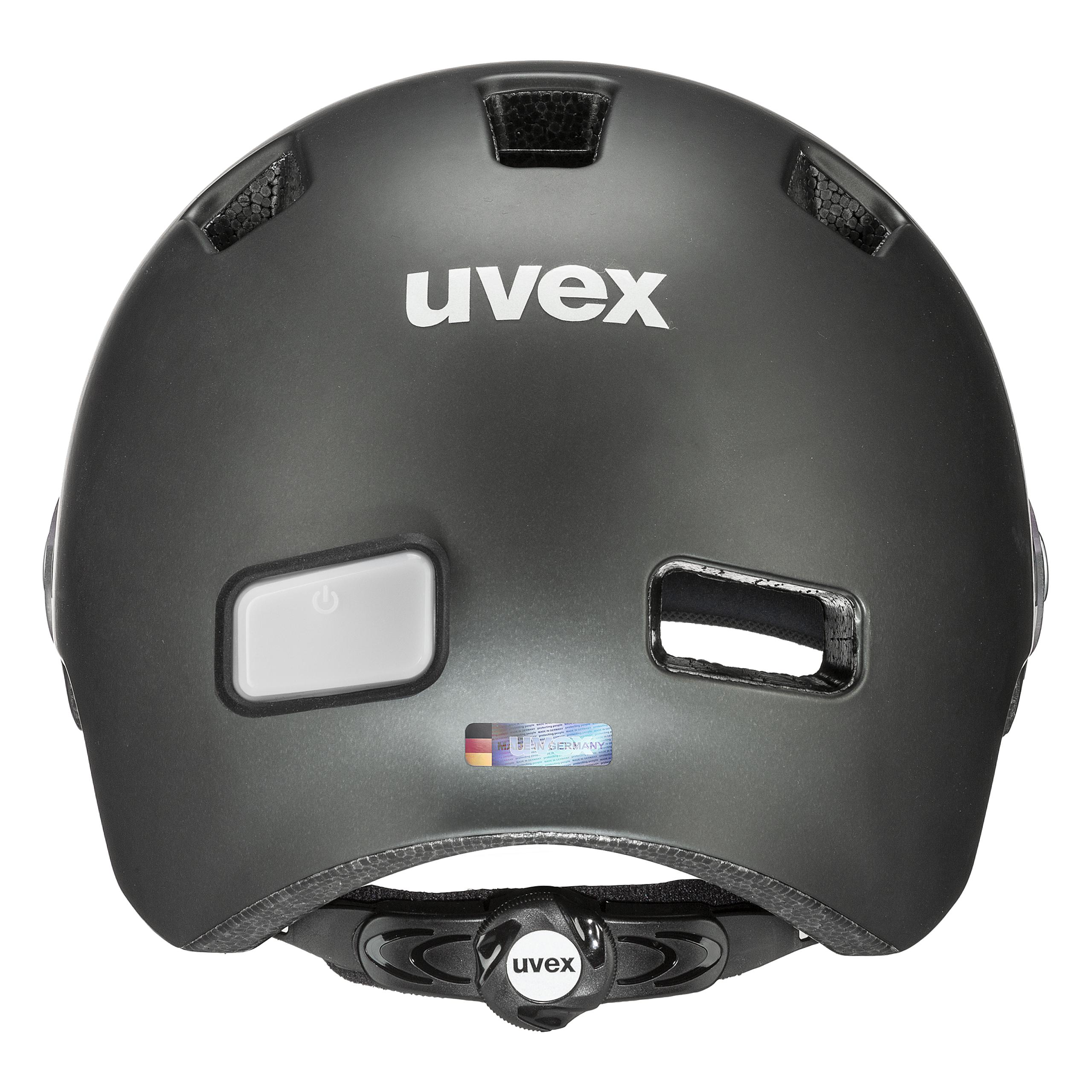 uvex rush visor dark silver mat Bike helmets uvex sports