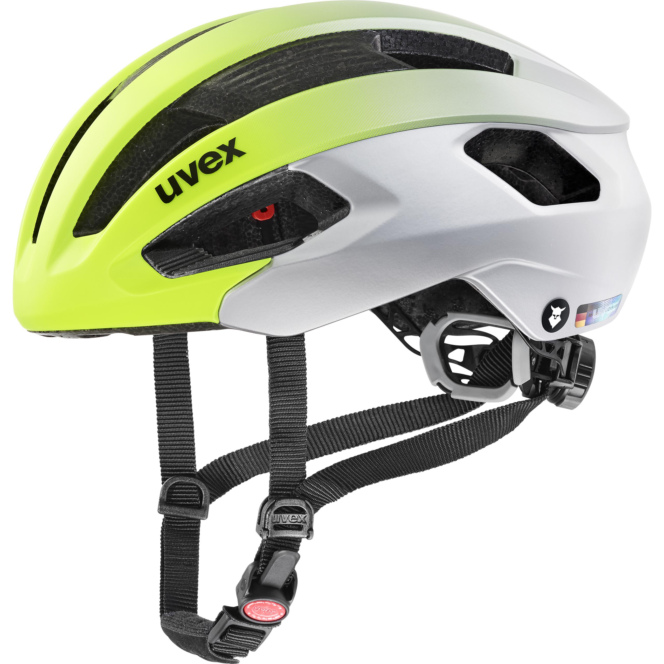 uvex rise cc Tocsen neon yellw slvr m Bike helmets uvex sports