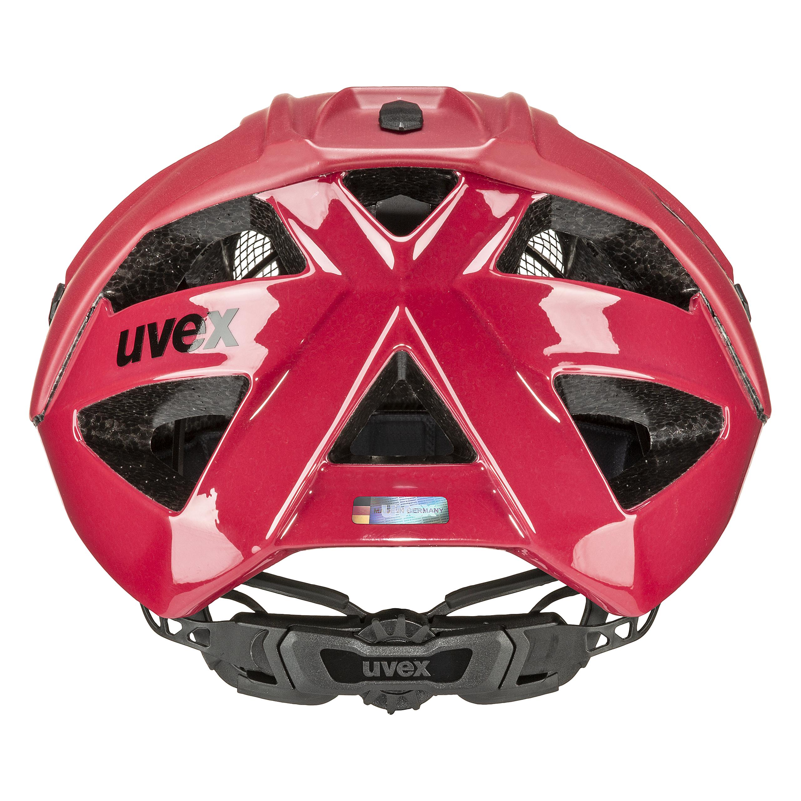 uvex quatro cc dark redblack mat Bike helmets uvex sports
