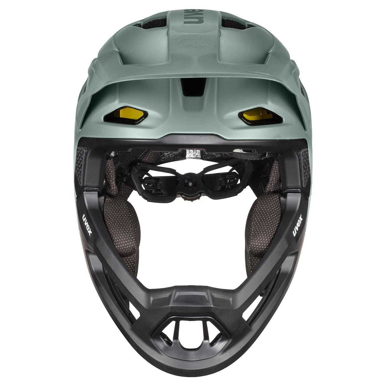 uvex revolt MIPS moss green black matt Bike helmets uvex sports