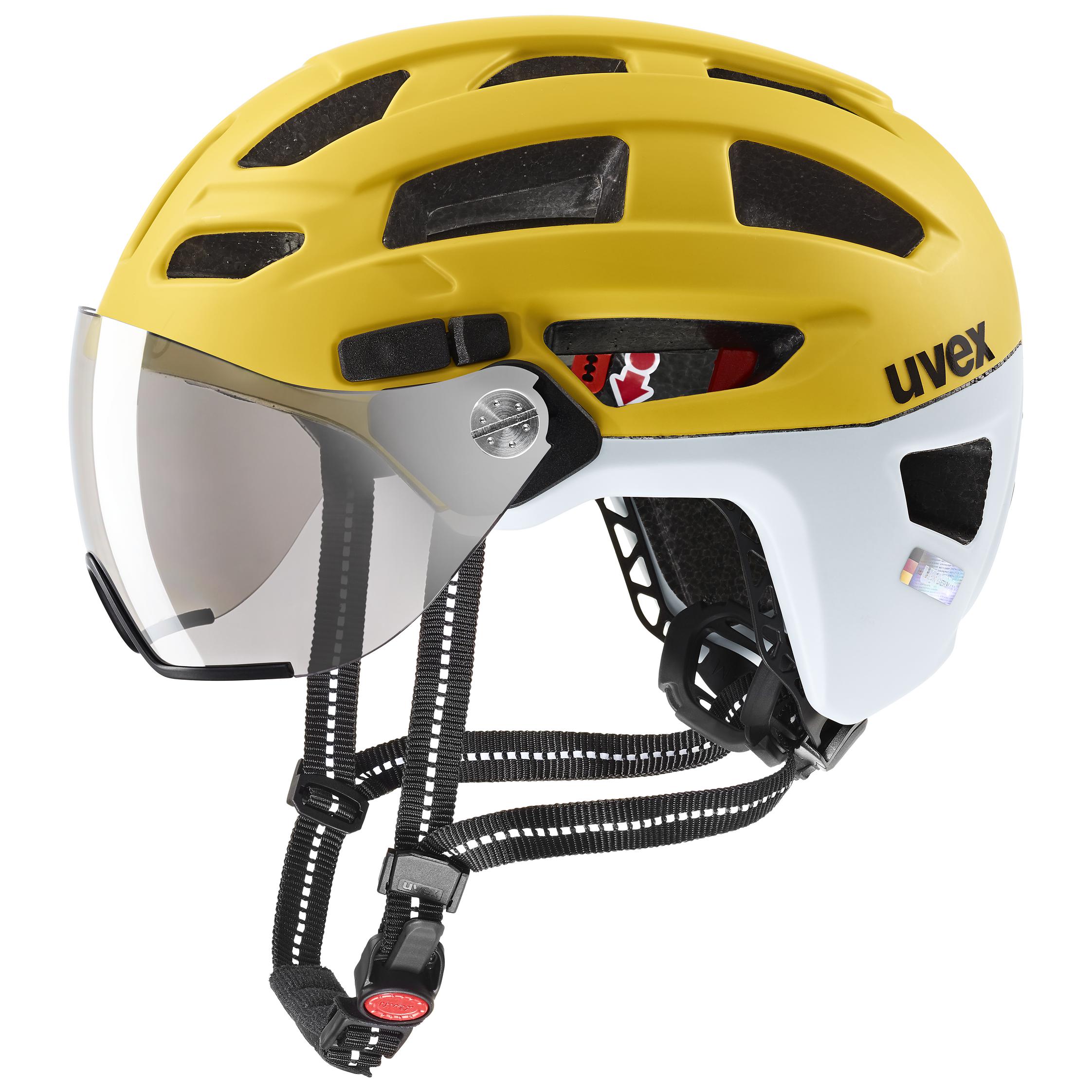 uvex finale visor sunbee-cloud matt ltm. silver | Bike