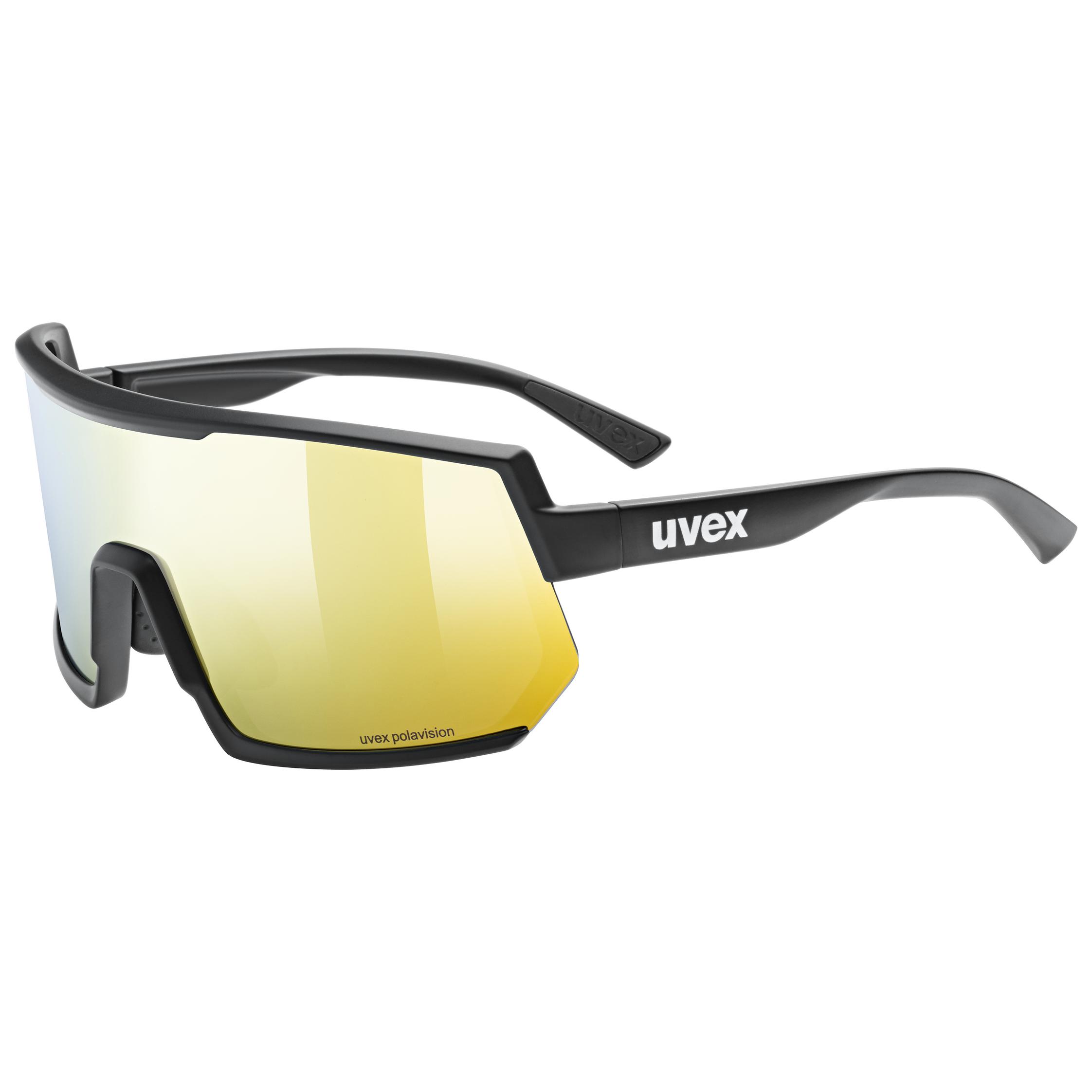 uvex sportstyle 235 P black mat mirror yellow | Eyewear uvex sportstyle 235 P black mat mirror yellow | Eyewear