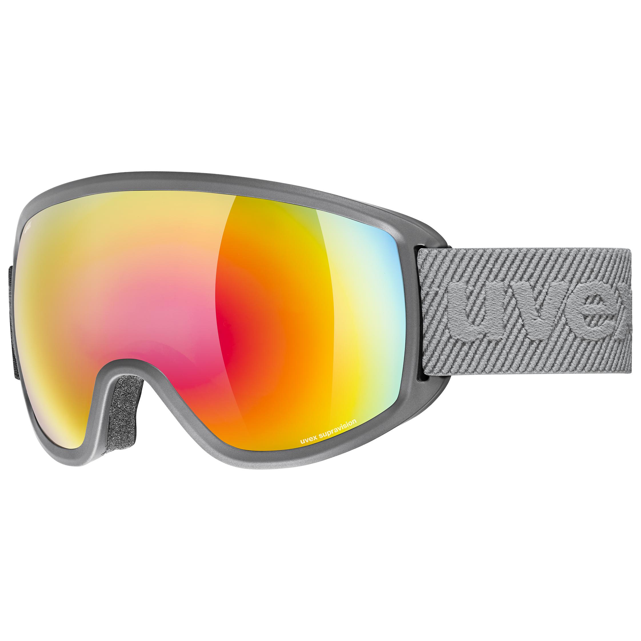 uvex topic FM spheric rhino matt mirror rainbow | Ski