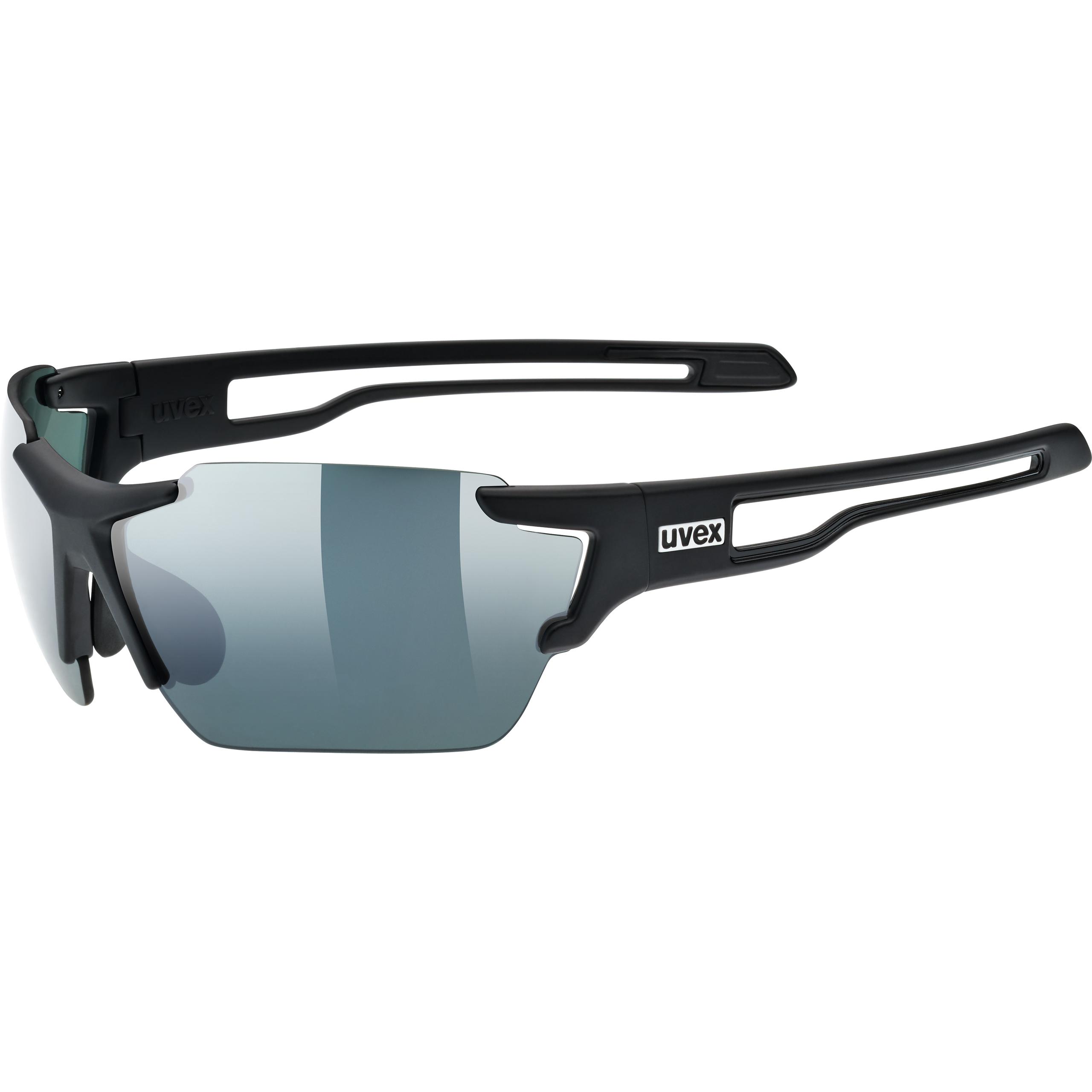 black/ variomatic litemirror blue Uvex Radsportbrille sportstyle 803 