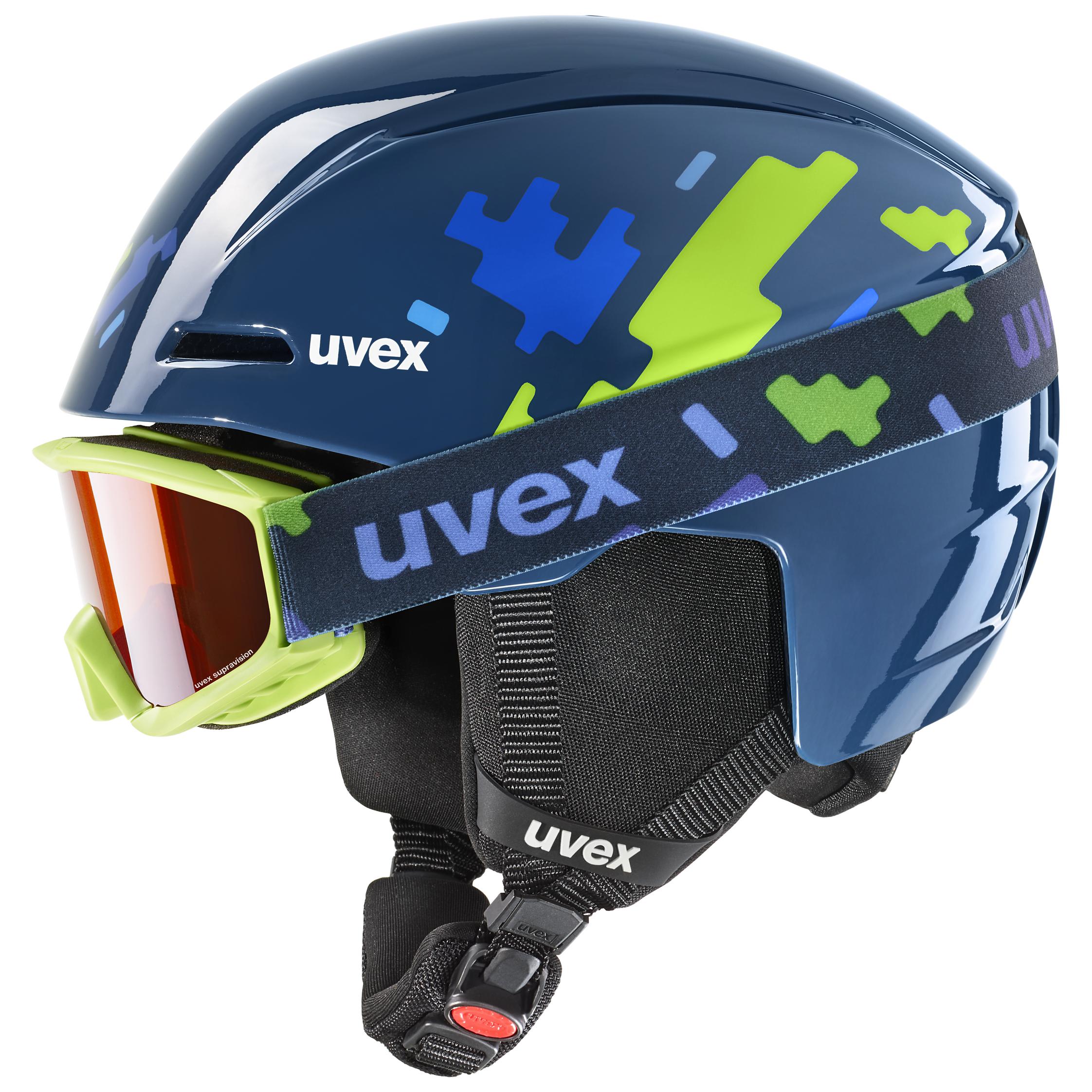 uvex viti set blue puzzle | Ski helmets | uvex sports