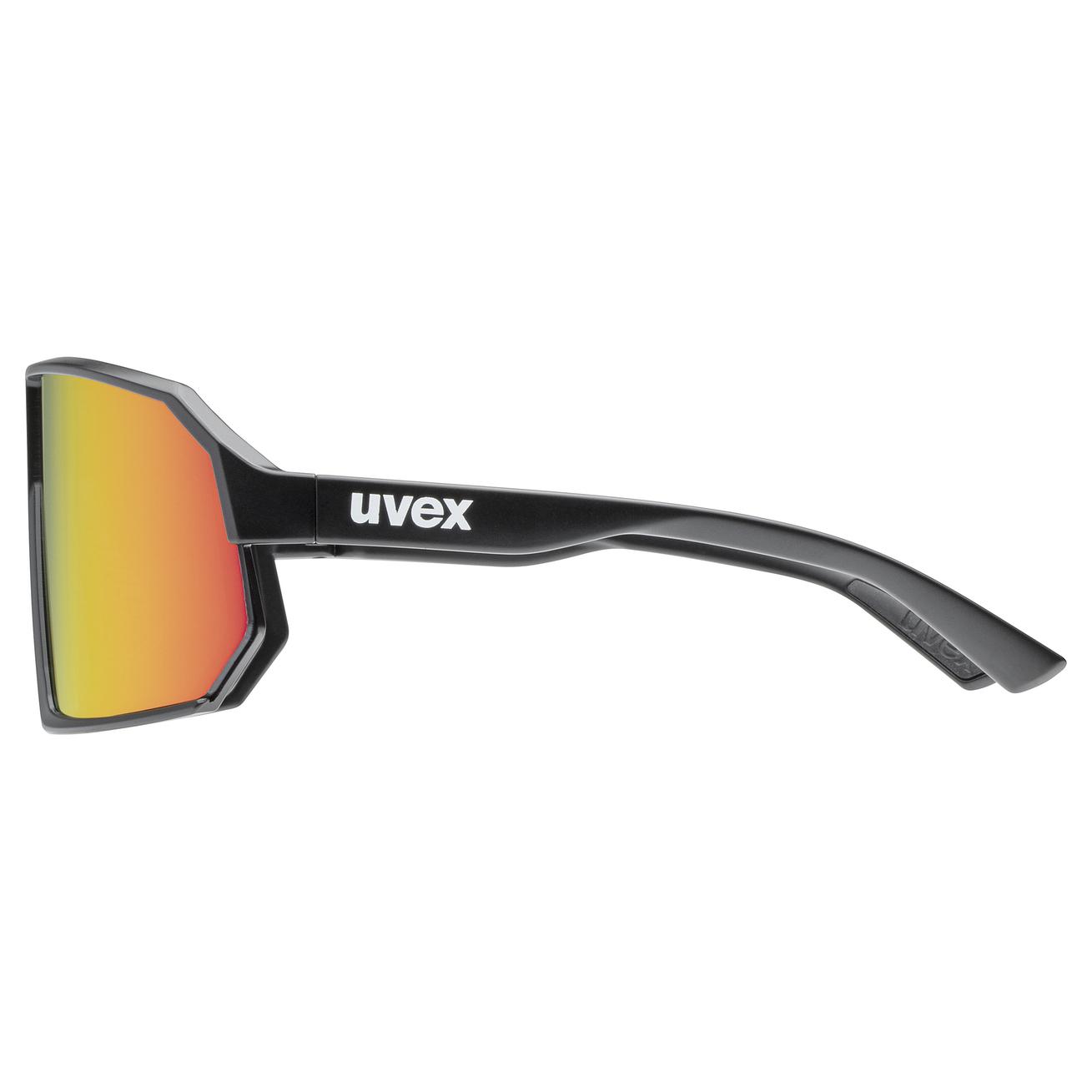 uvex sportstyle 237 black mat mirror red Eyewear uvex sports