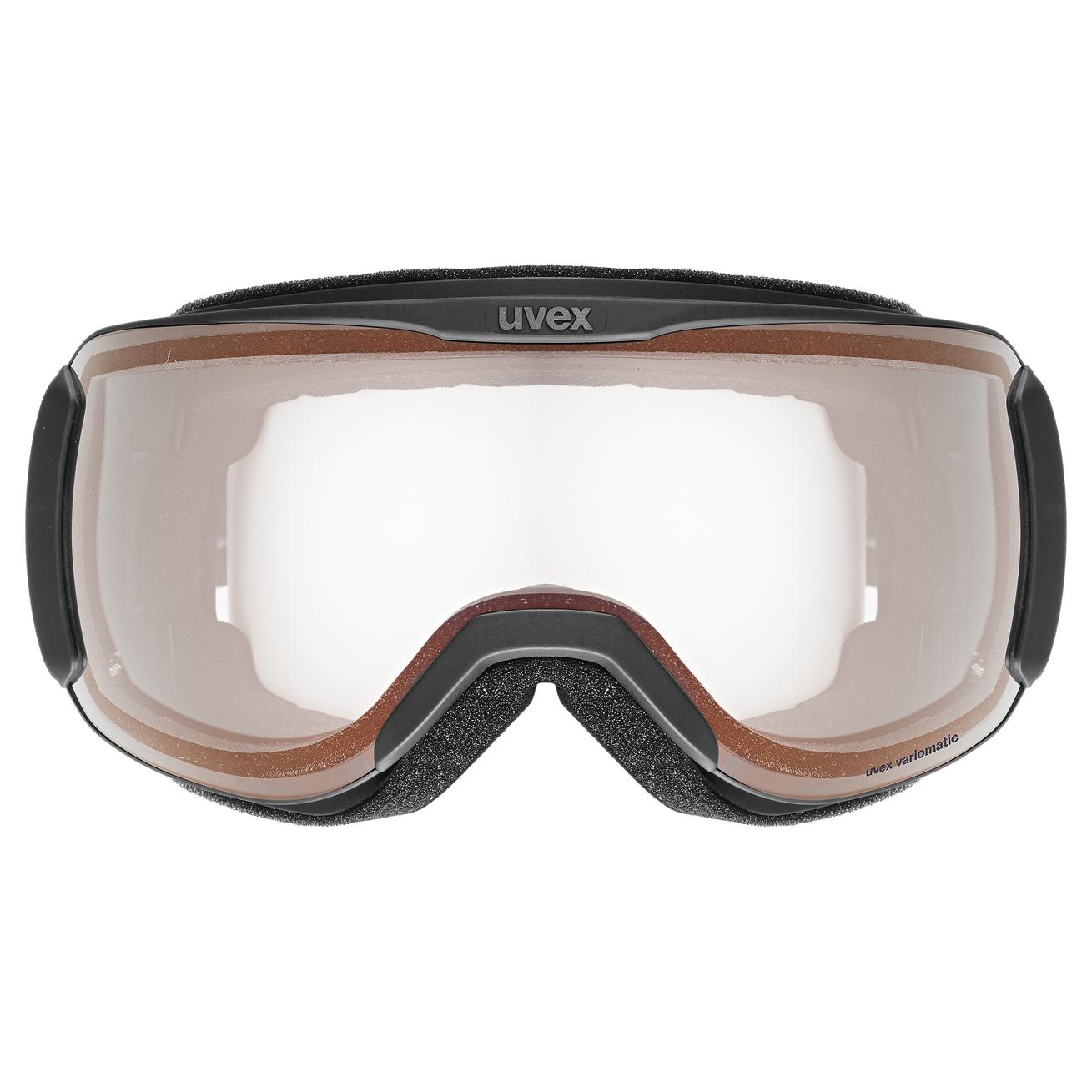 uvex downhill 2100 V black matt vario red mirror | Ski