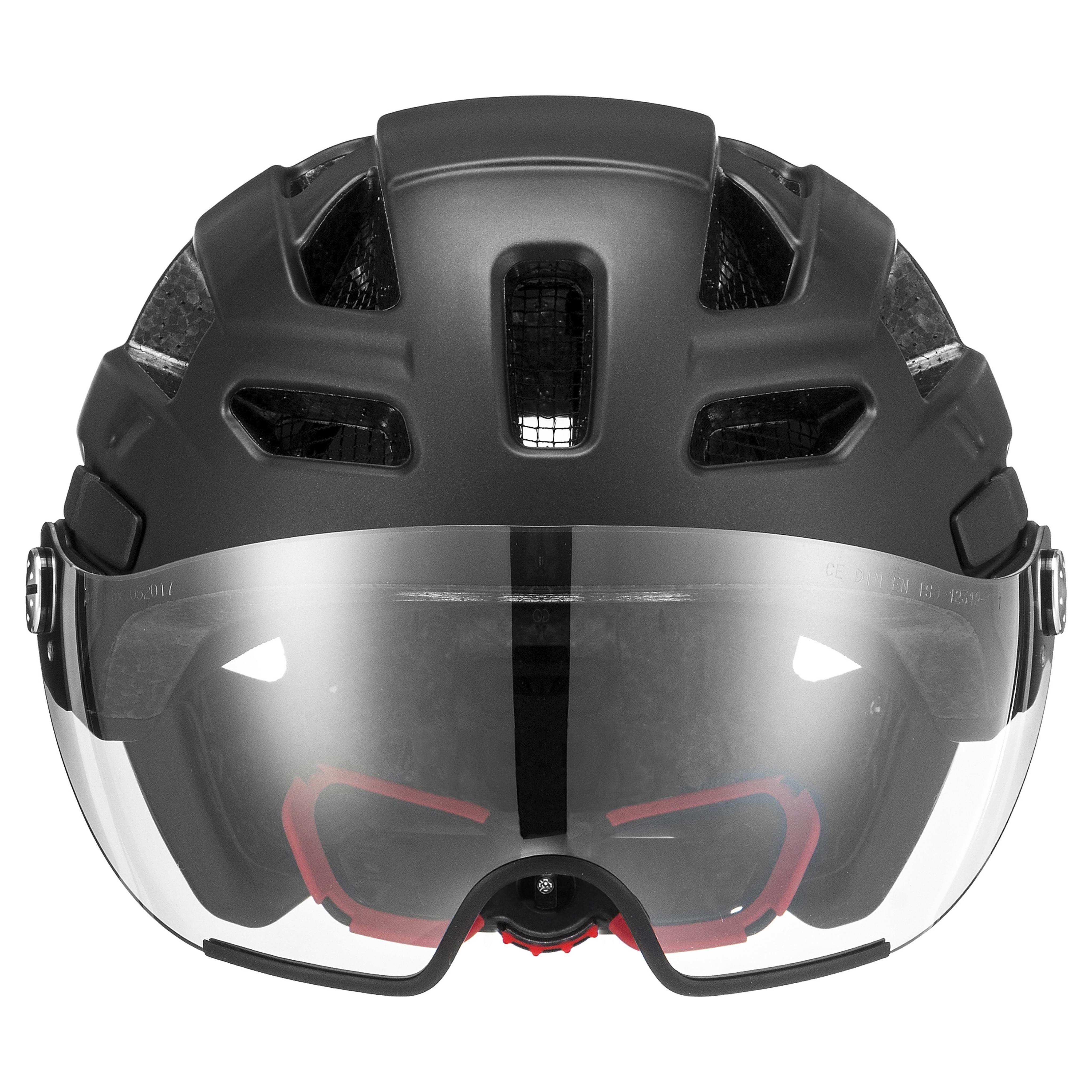 uvex finale visor black matt ltm. silver Bike helmets uvex sports