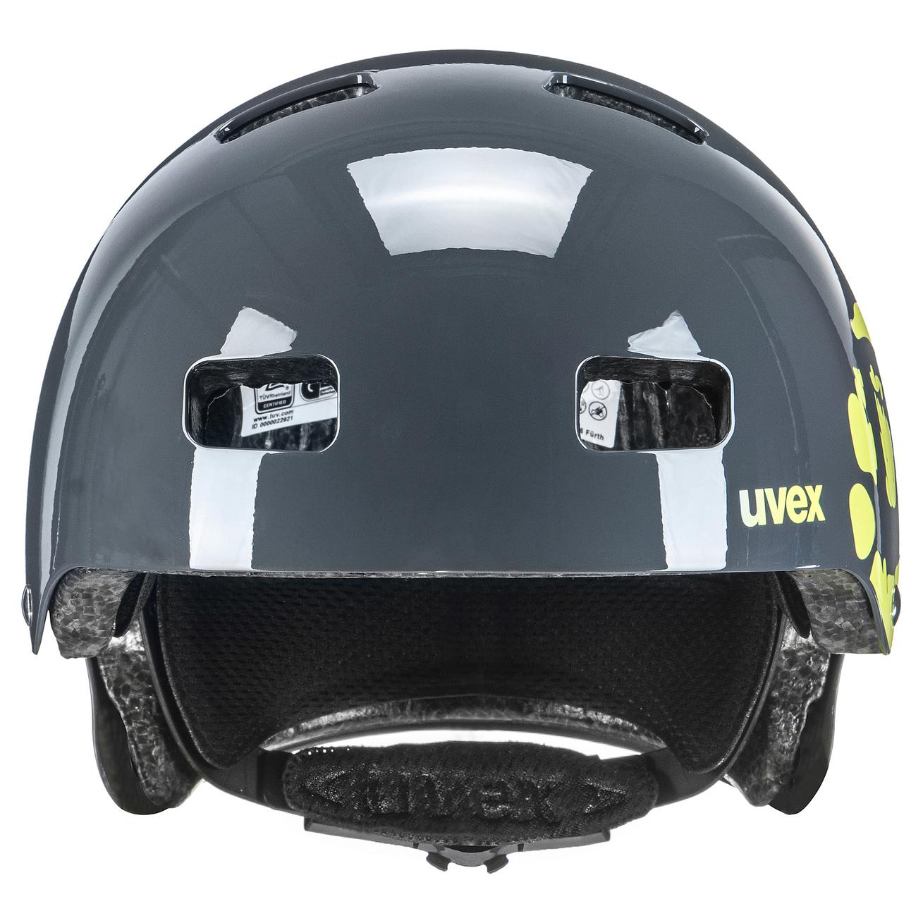 Uvex Kid 3 Dirtbike Grey Lime Bicycle Helmet Size 51-55 for Stevens Giant KTM etc. 