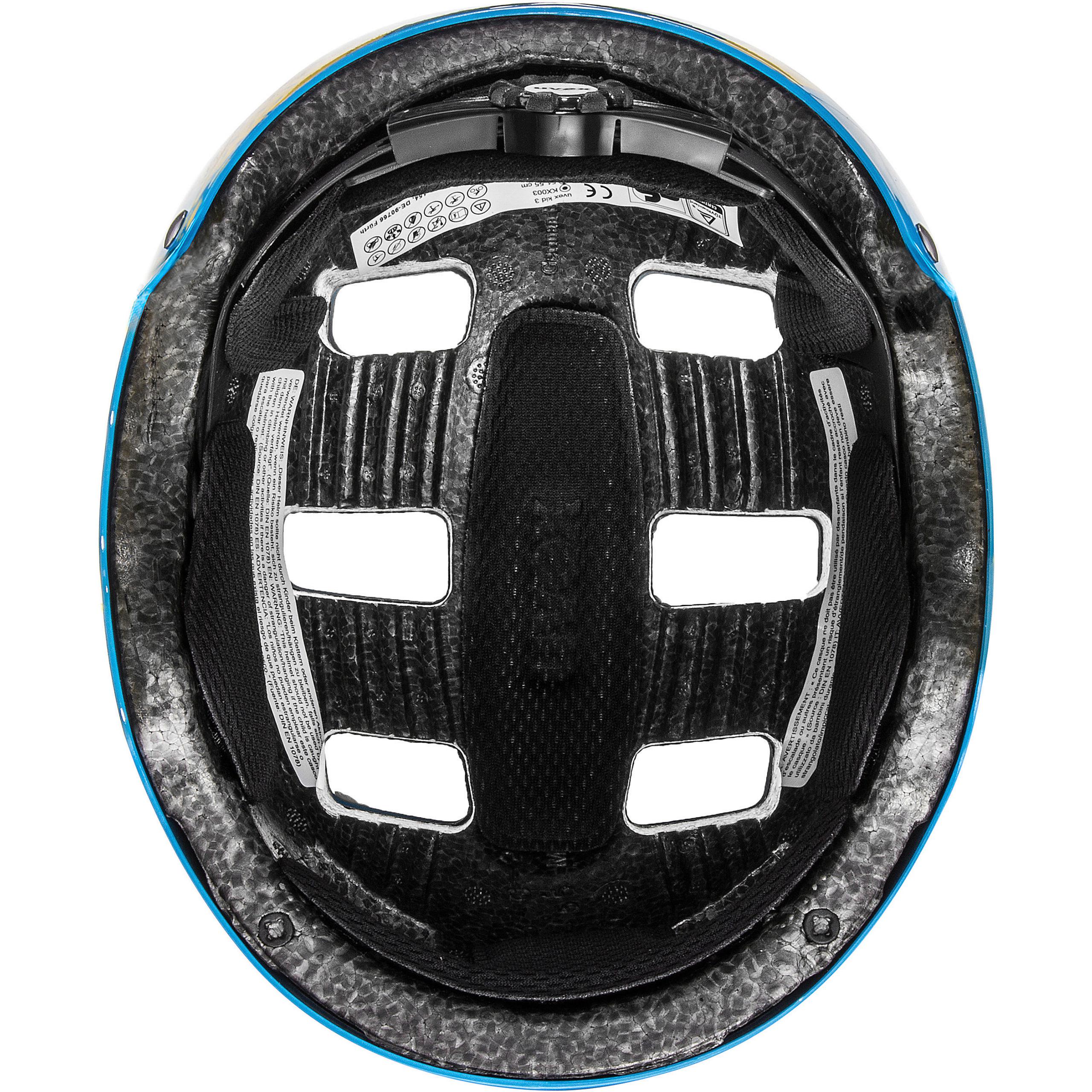 Uvex Kid 3 Blue Camo Kinder Fahrradhelm in 2 Grössen Blau Camouflage 