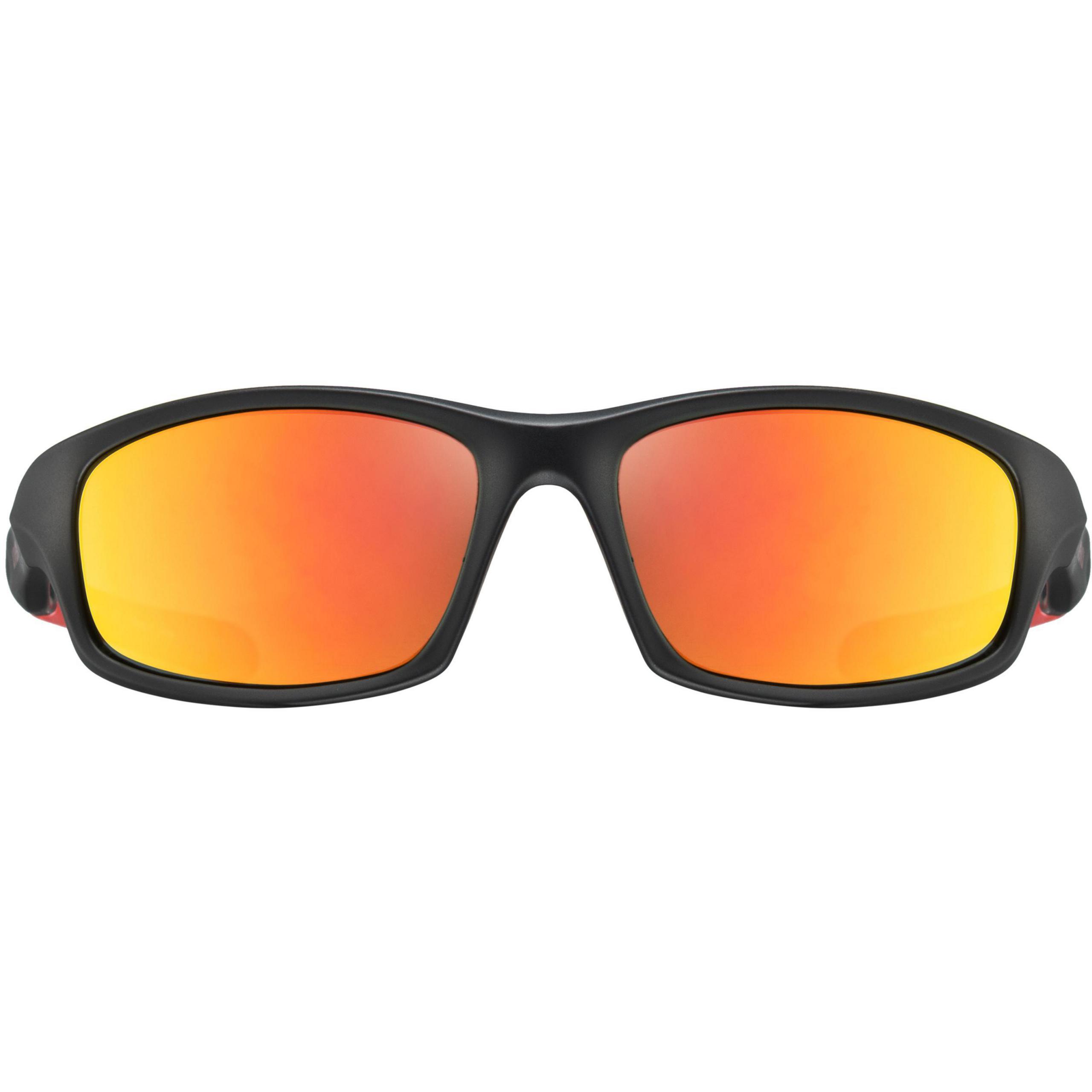 Uvex Sportstyle 507 JR Matt Black-Red Glasses 2016