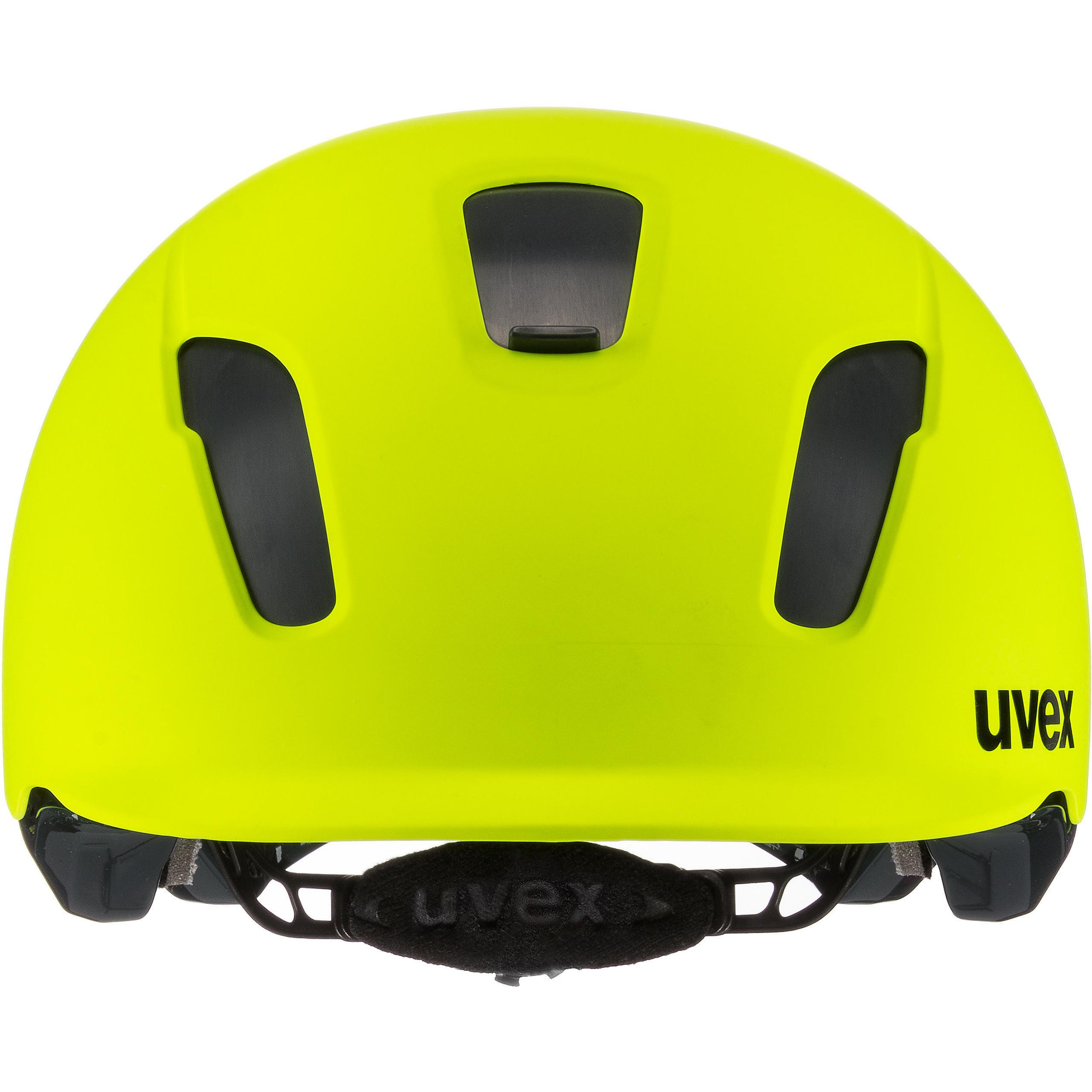 Yellow helmet deals bike