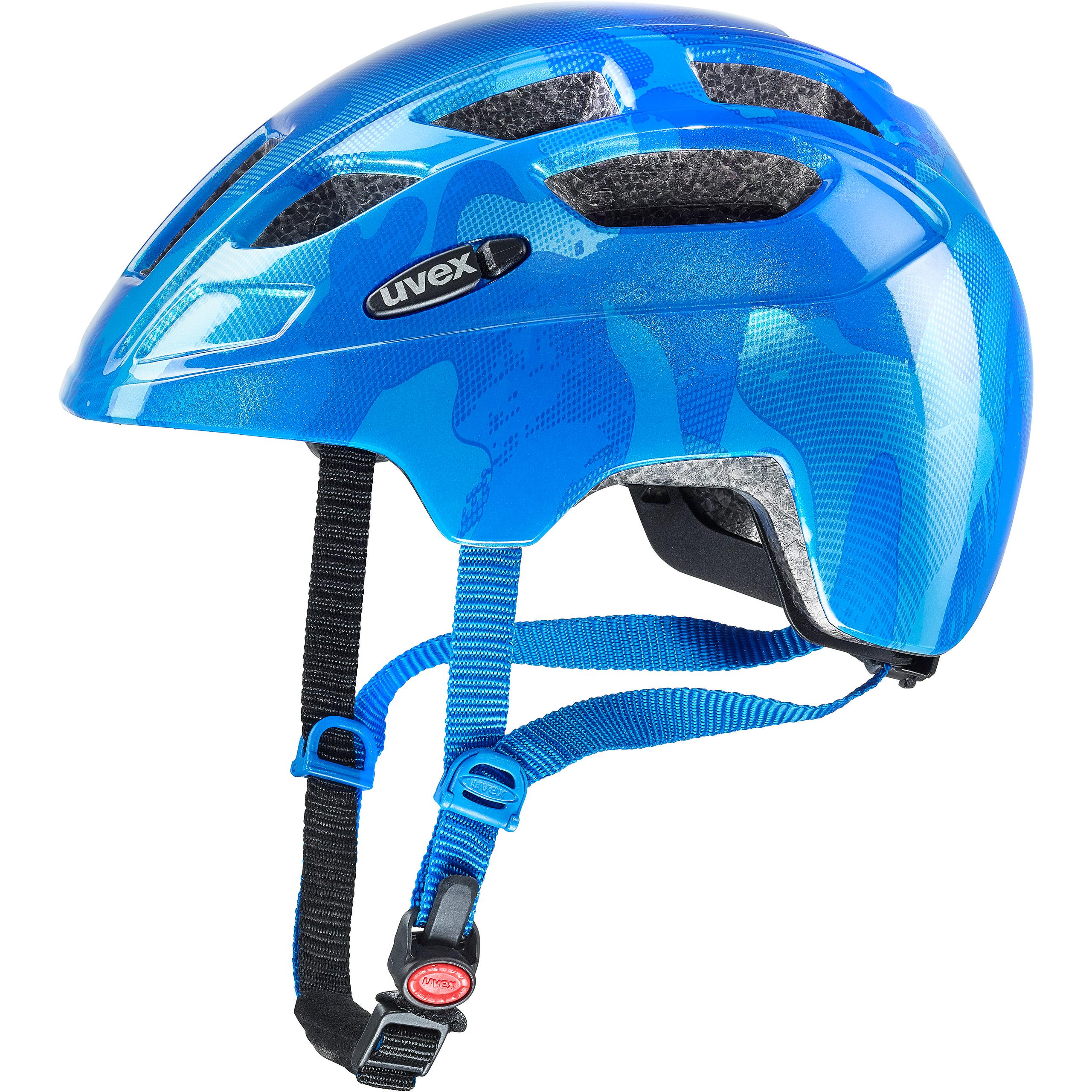 Blue bike helmet deals