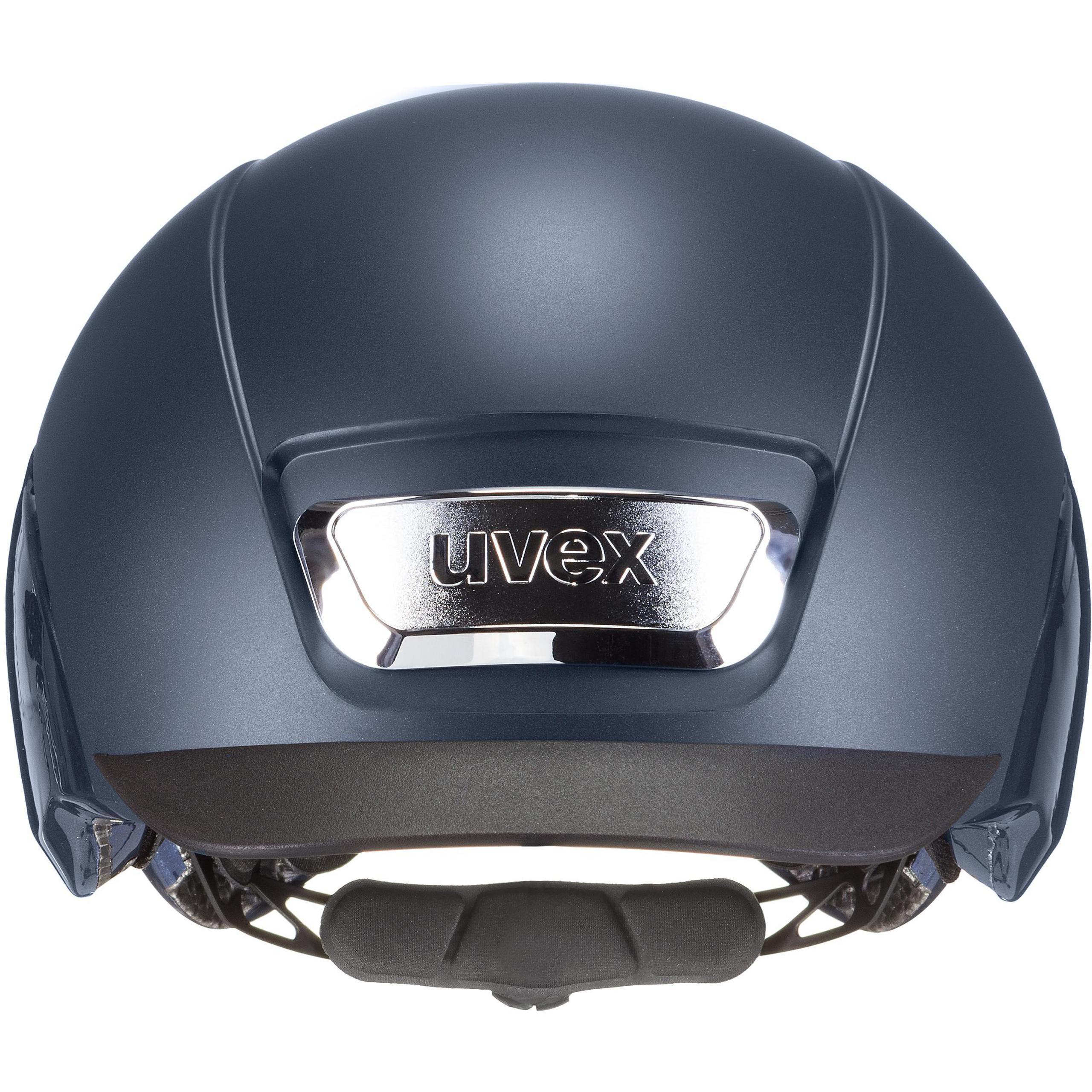 Stof vastleggen heuvel uvex elexxion pro blue mat/shiny | Riding helmets | uvex sports