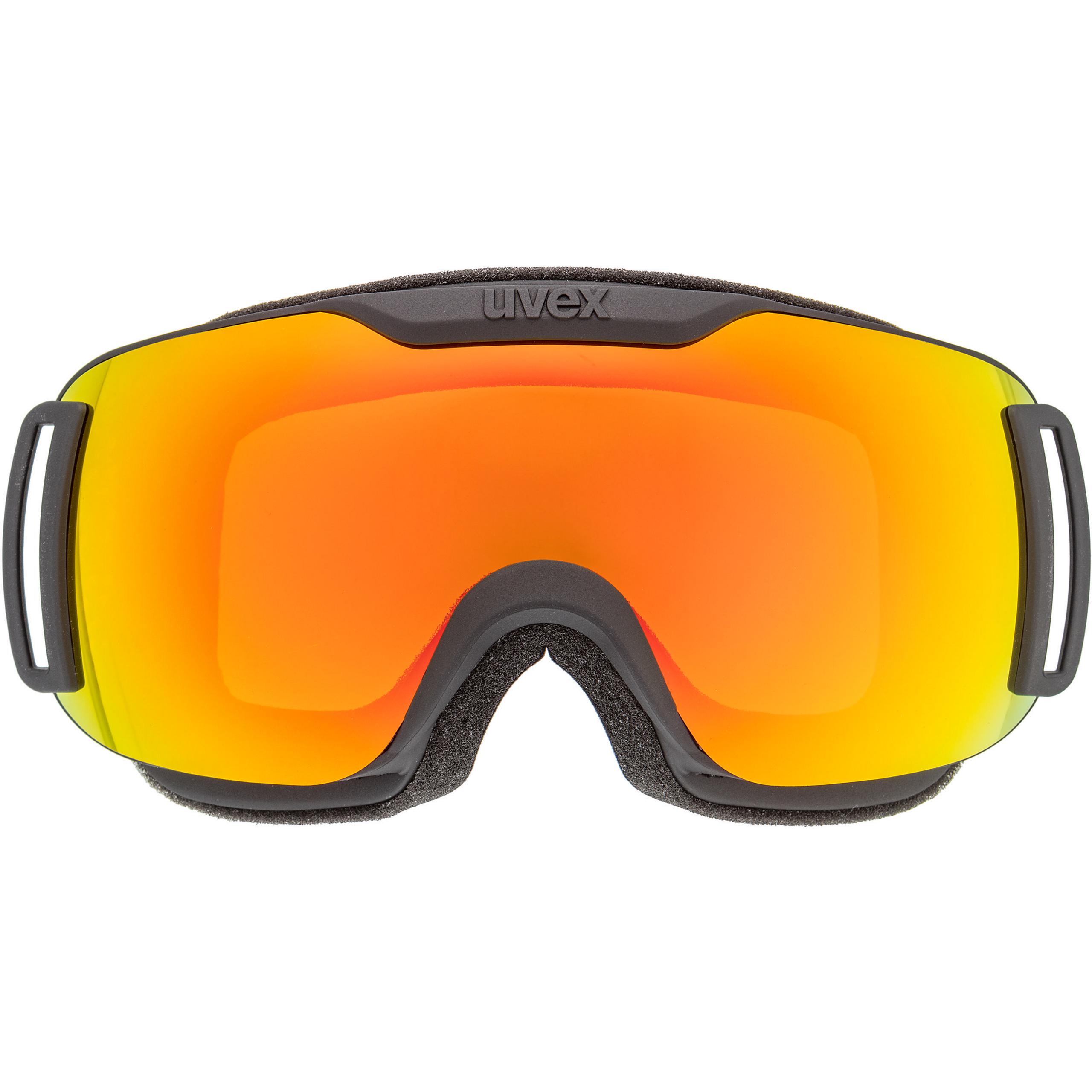 orange green Uvex Downhill S race Skibrille Snowboardbrille Schneebrille 