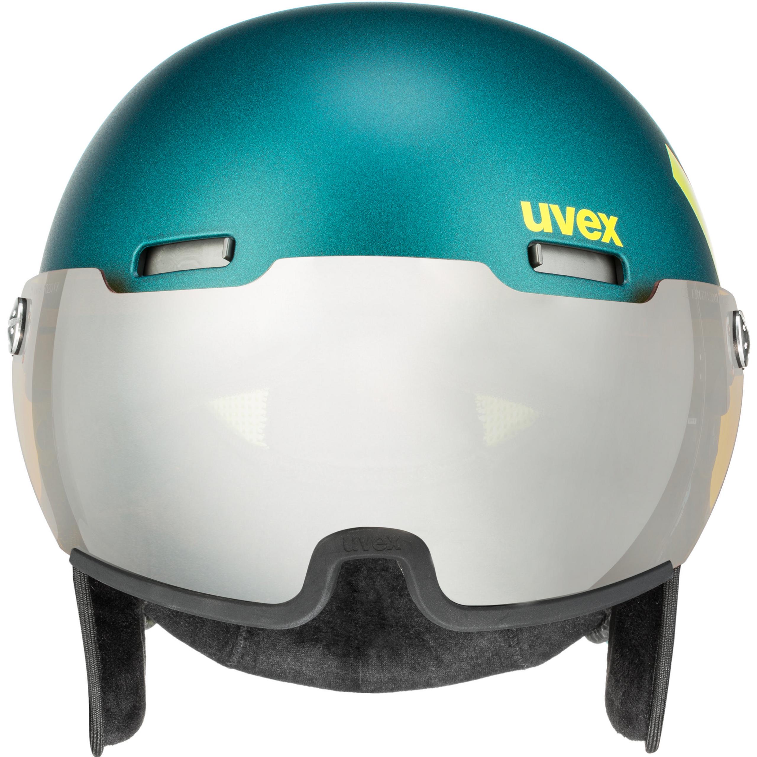 UVEX hlmt 500 visor Skihelm grün 