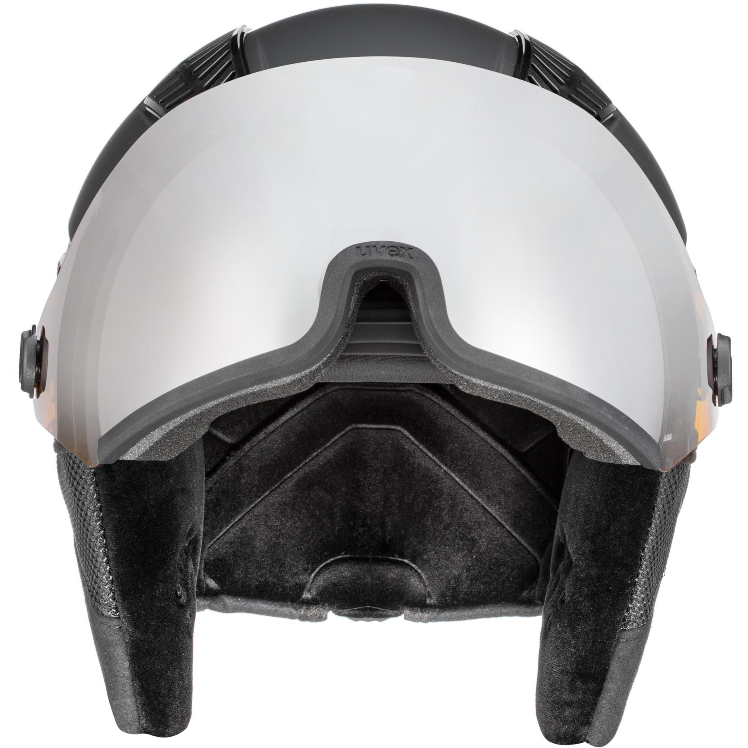 Uvex Hlmt 300 Visor Ski Helmet Silver 