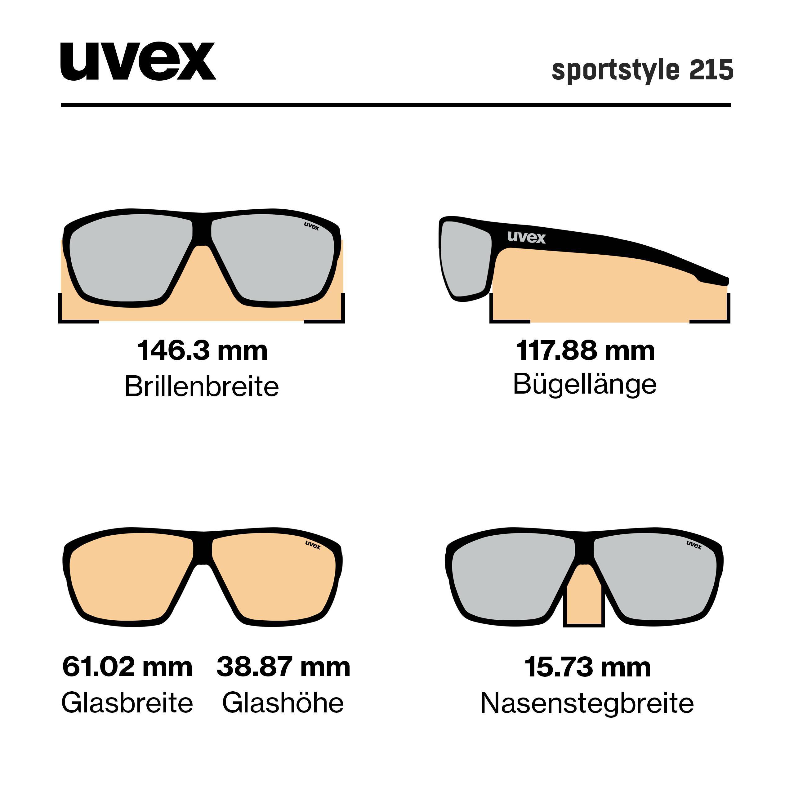 uvex sportstyle 215 black matt green green | Eyewear | uvex