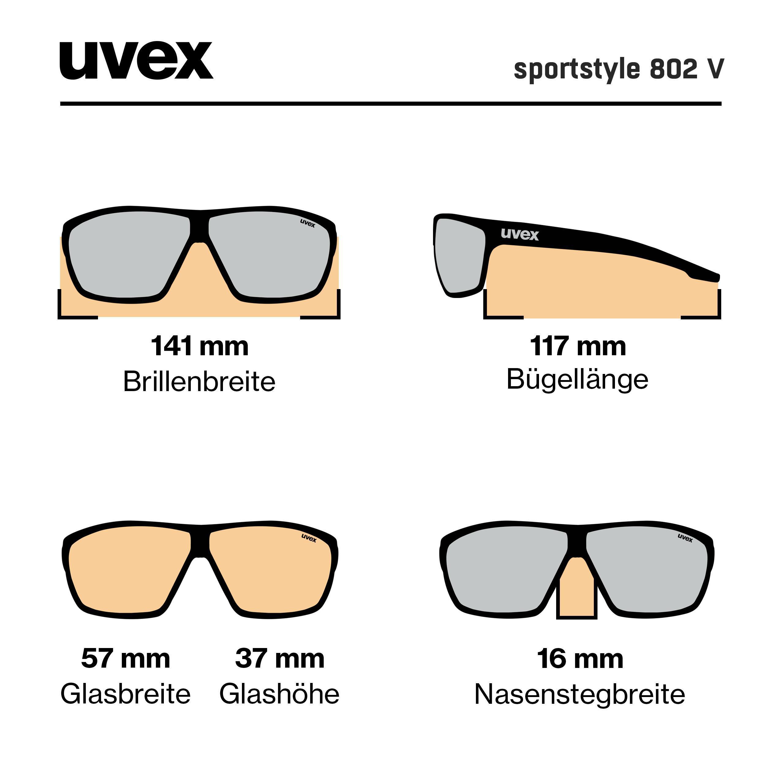 uvex sportstyle 802 V black smoke | Eyewear | uvex sports uvex sportstyle 802 V black smoke | Eyewear | uvex sports