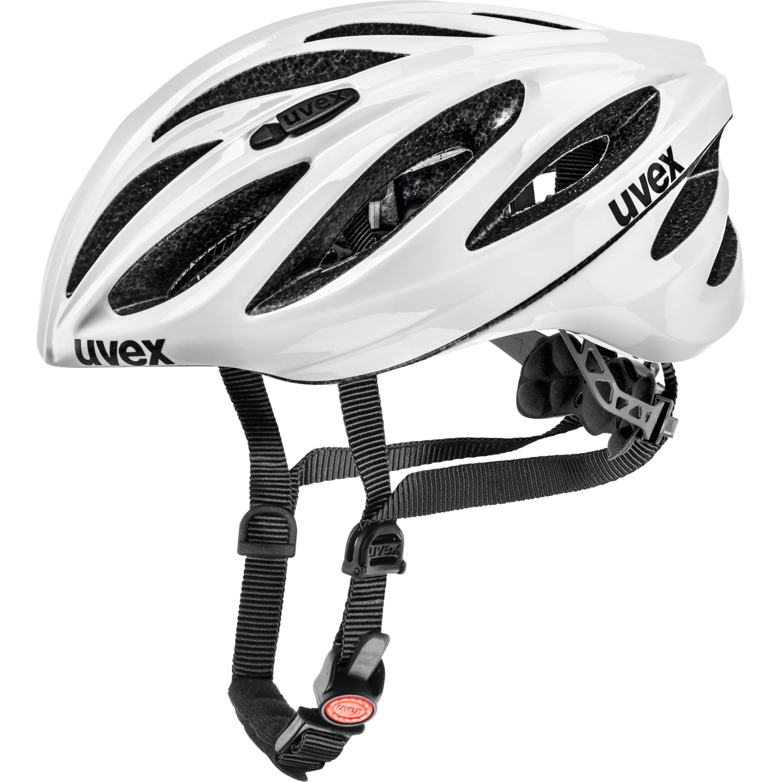 nuevo en embalaje original! Casco de bicicleta-UVEX Boss Race White//Silver 52-56cm