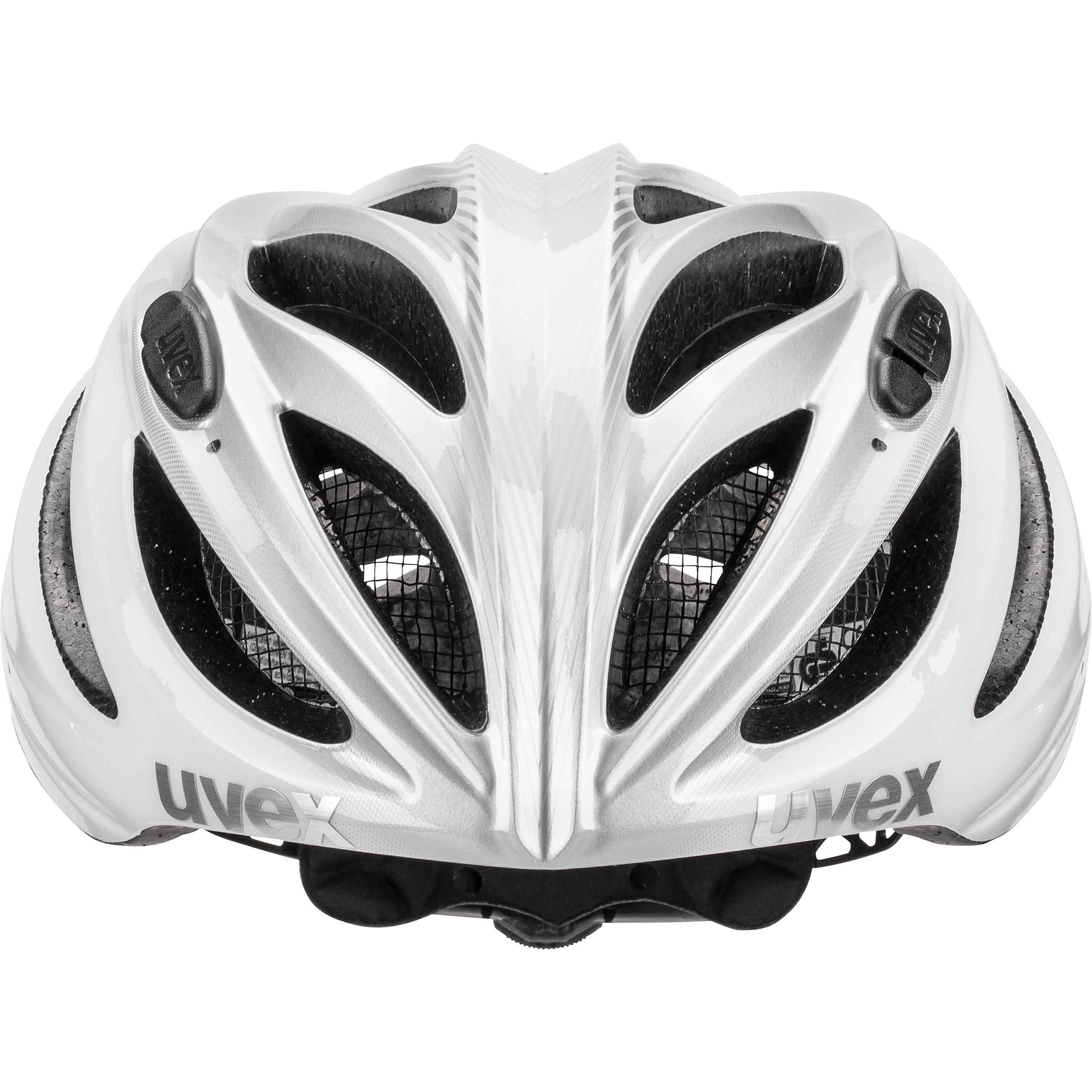 nuevo en embalaje original! Casco de bicicleta-UVEX Boss Race White//Silver 52-56cm