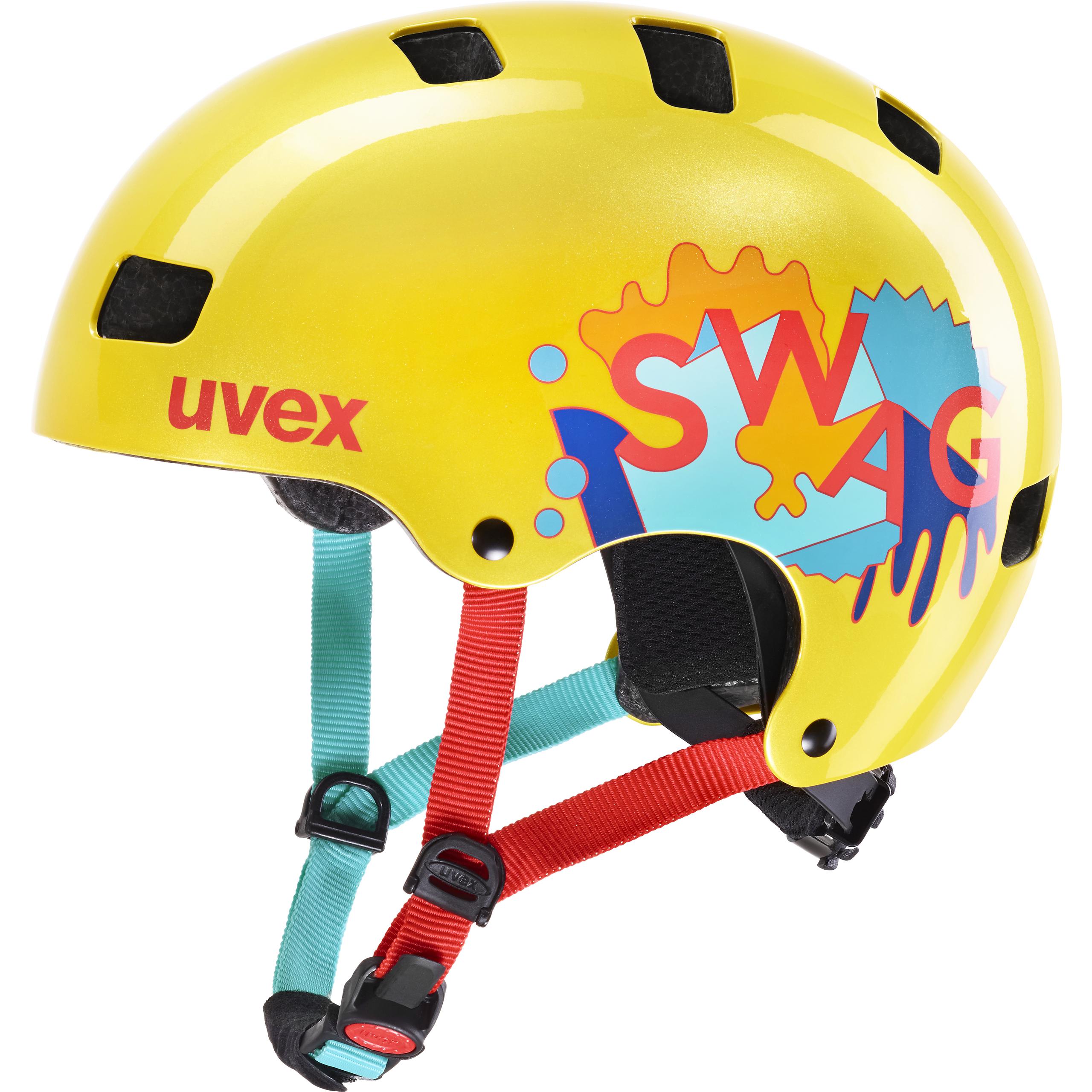 Uvex Kid 3 Dirtbike Neon Amarillo Bicicleta Infantil   Casco Infantil para Bicicleta Bike Skate Patines en línea Longboard Scooter