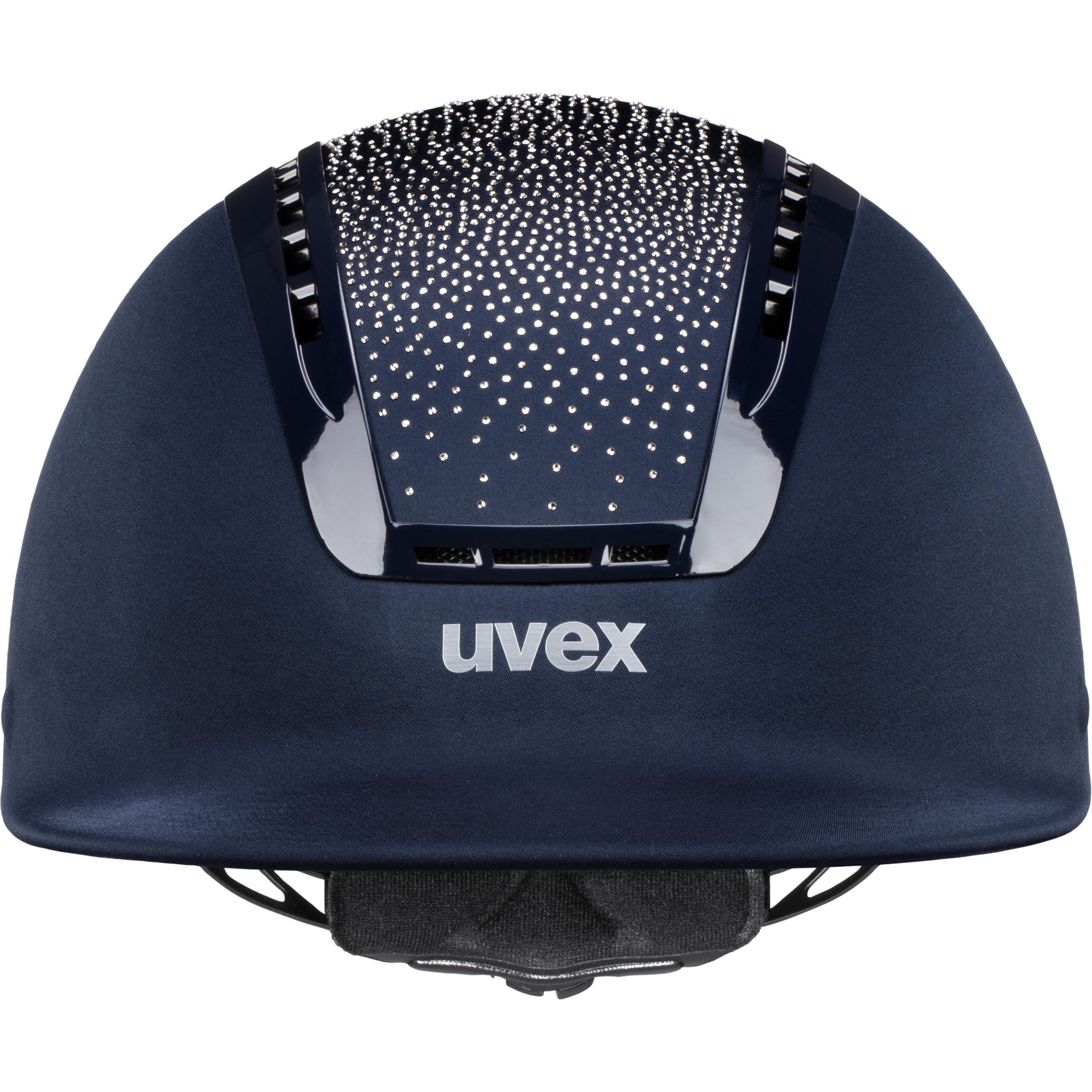 Uvex Suxxeed Flash Navy Crystal Riding Helmets Uvex Sports