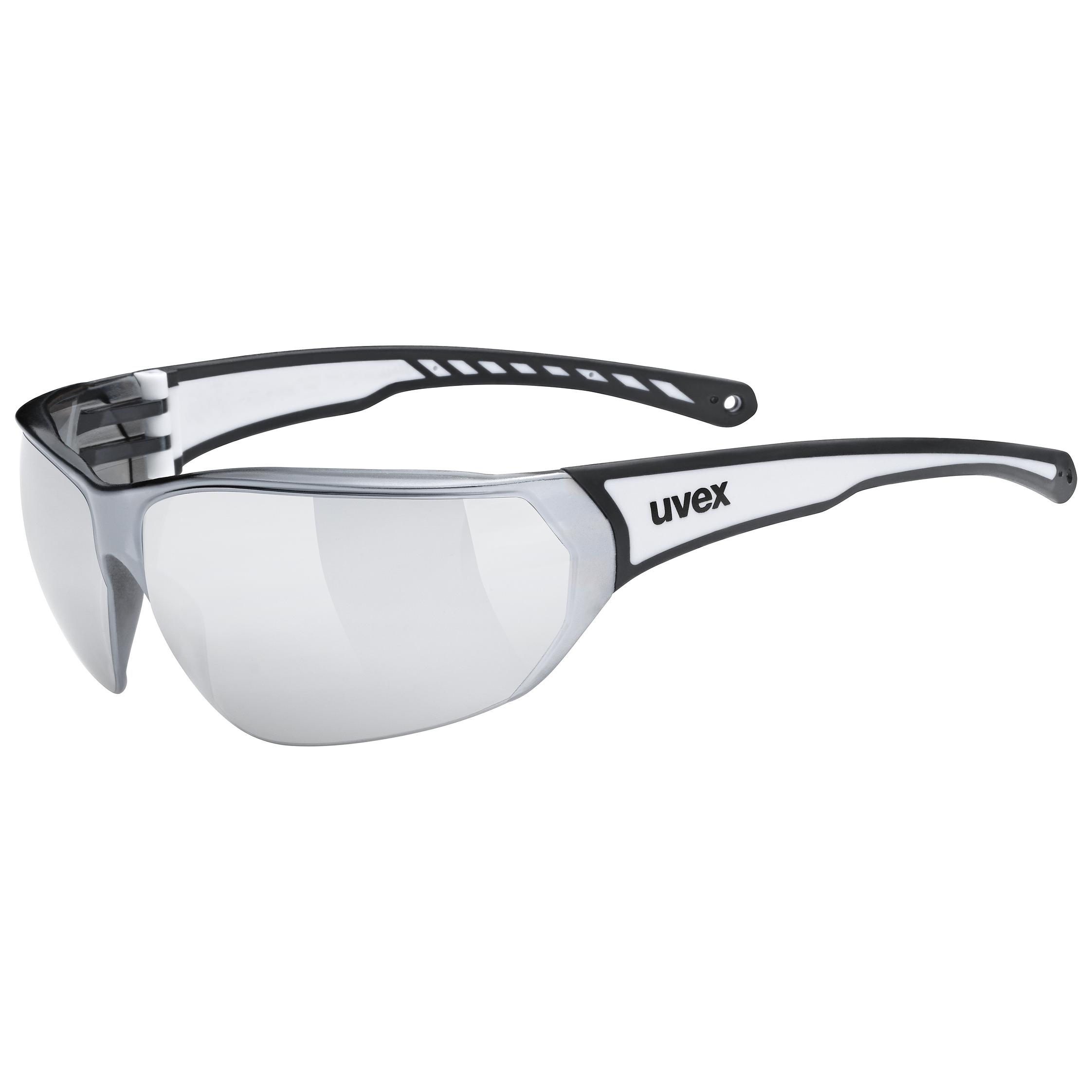 uvex sportstyle 204 black white mirror silver Eyewear uvex sports