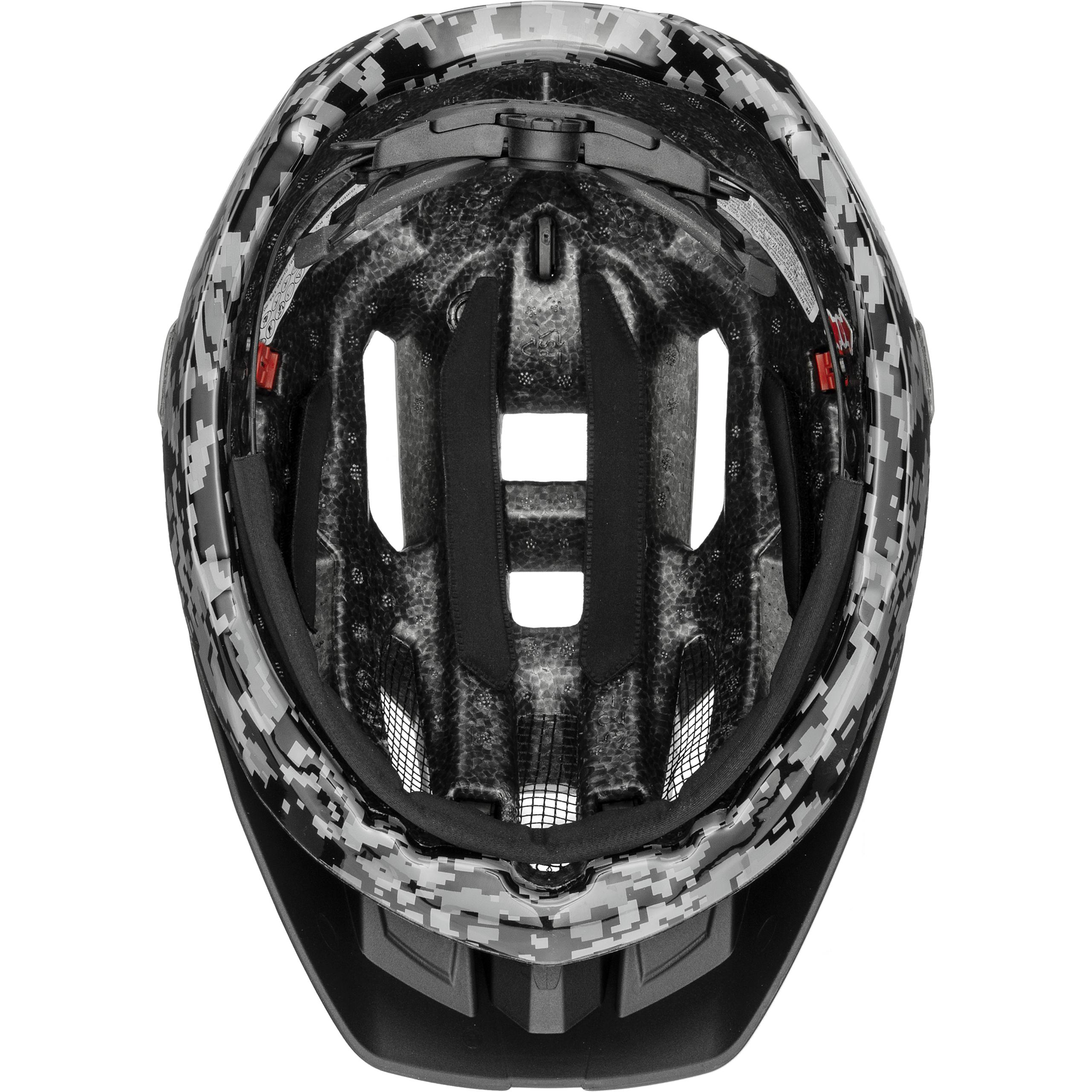 Uvex Quatro Casco Bici Unisex | All Mountain, Taglia 56-61 Cm, Visiera Regolabile, Chiusura Monomatic